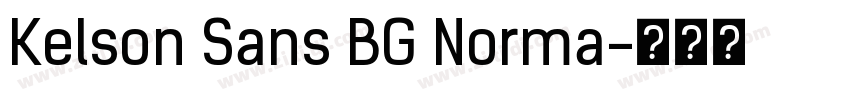 Kelson Sans BG Norma字体转换